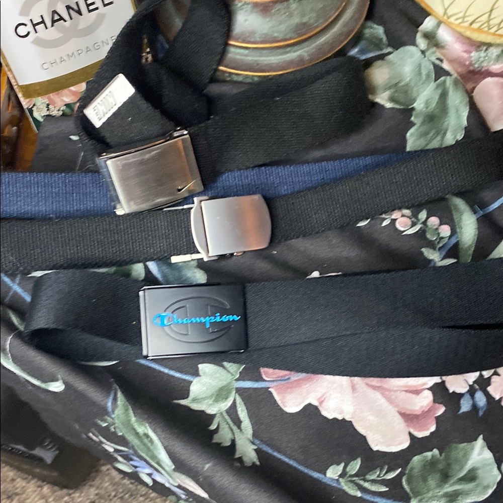 Nike,Champion,  3 Sports Belt Bundle